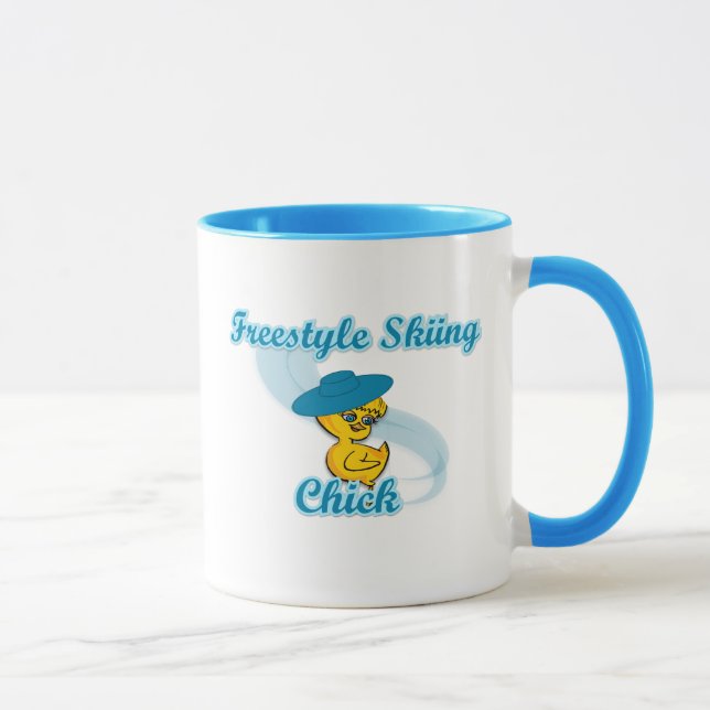 Freestyle Skiing Chick nr 3 Mugg (Höger)