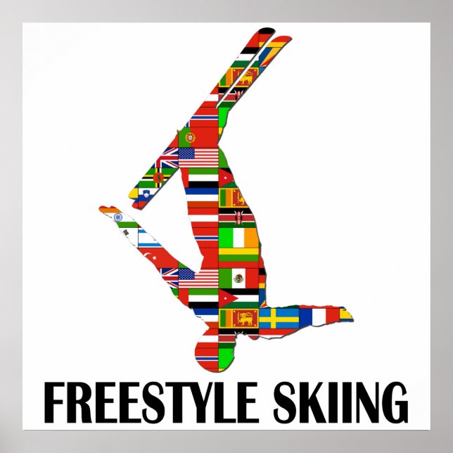 Freestyle Skiing Poster (Framsidan)