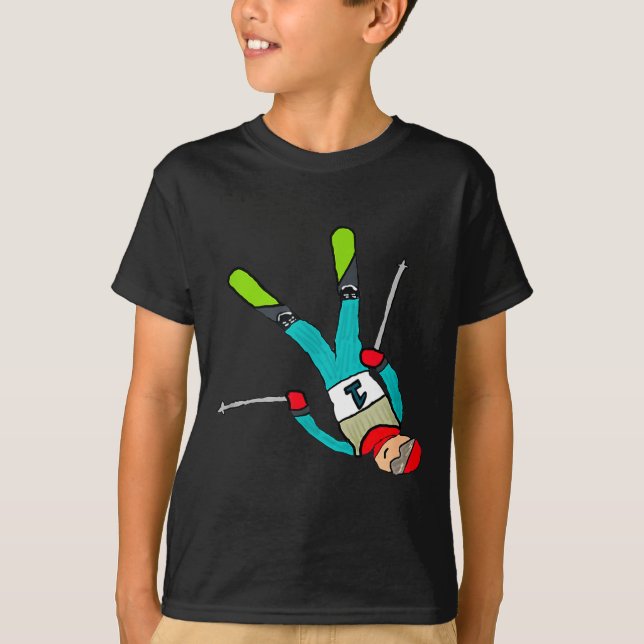 Freestyle skiing  t shirt (Framsida)