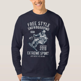 Freestyle Snowboarding 2018 Extreme Sports T Shirt