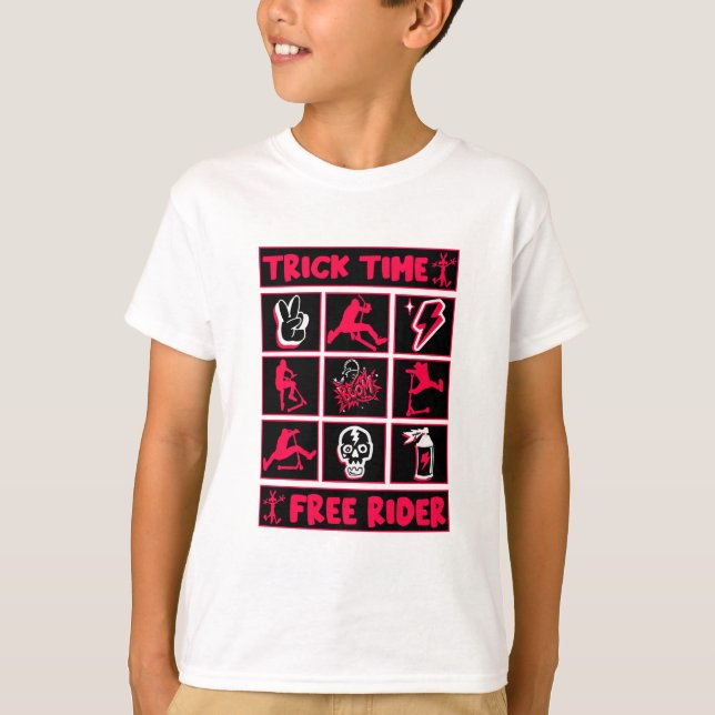 Freestyle Trick Scooter T Shirt (Framsida)