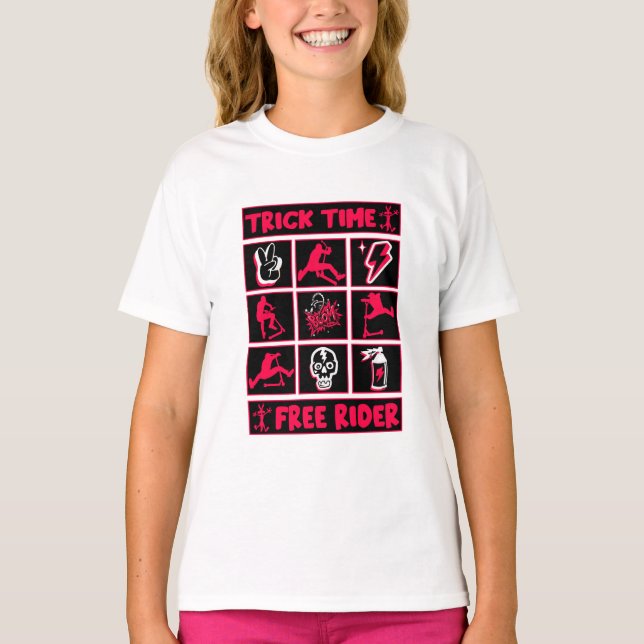 Freestyle Trick Scooter T Shirt (Framsida)