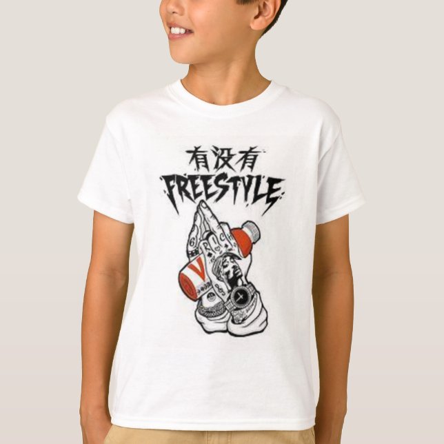 FREESTYLE White Kid T Shirt (Framsida)