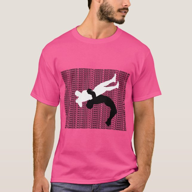 Freestyle Wrestling Suplex Mma T Shirt (Framsida)