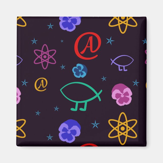 Freetanke Atheist Anpassade Magnet (Framsidan)