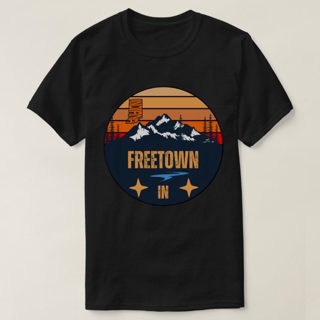 Freetown, Indiana T Shirt (Design framsida)