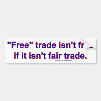 FreeTradeFairTrade Bildekal