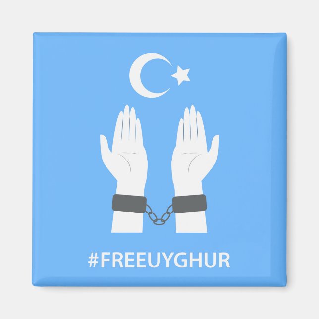 #FREEUYGHUR MAGNET (Framsidan)