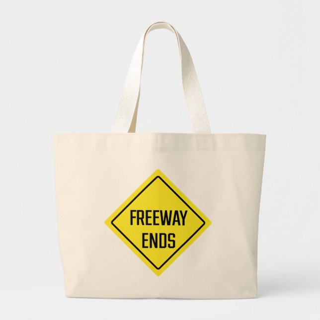 Freeway slutar signera Jumbo Tote Bag Tygkasse (Framsidan)