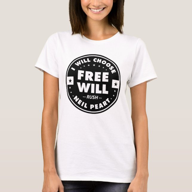 Freewill, motivationsoffert t shirt (Framsida)
