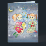 FREFLIES FRIEND SISTER-TÄNKANDET AV DIG CARDS KORT<br><div class="desc">FIREFLIS OCH GIRL ART-TÄNKNING AV DIG-KORT</div>
