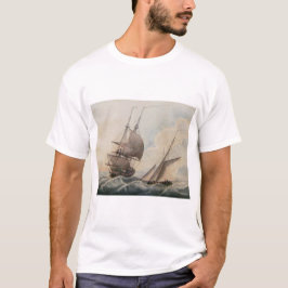 Fregatt i dyning 1600-tal t shirt