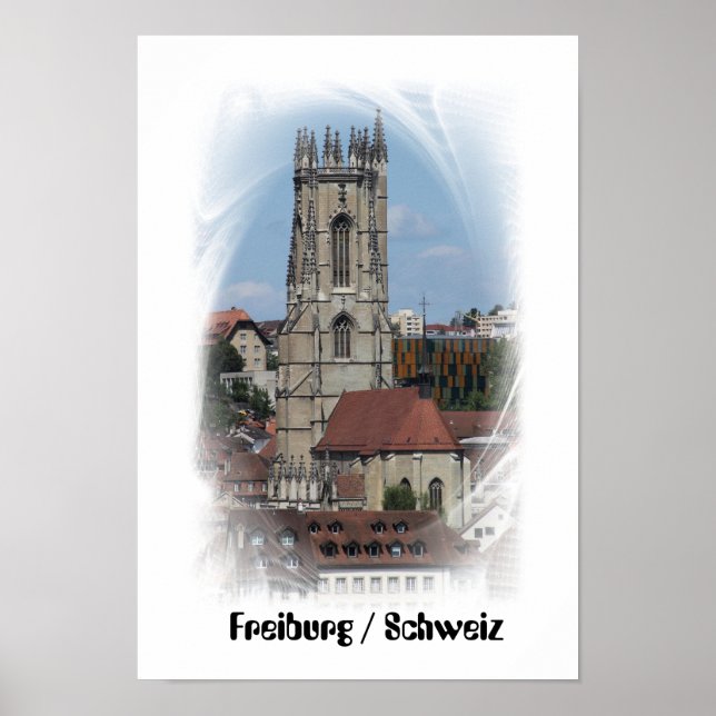 Freiburg / Fribourg Poster (Framsidan)