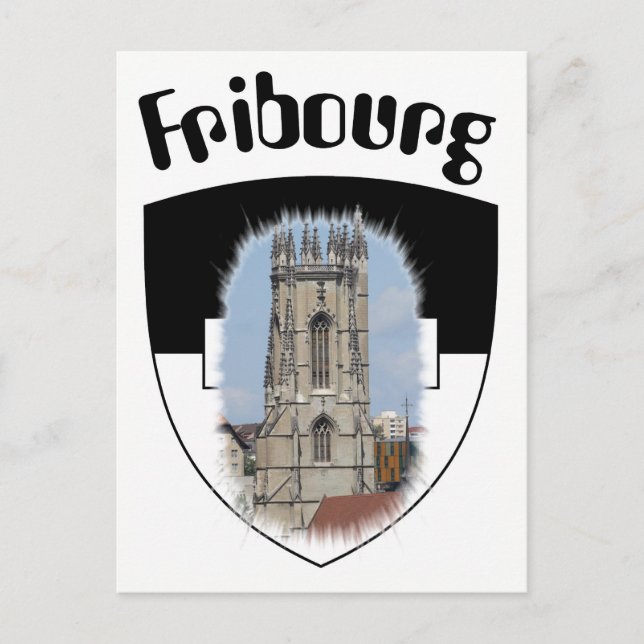 Freiburg / Fribourg Postkarte Vykort (Framsida)