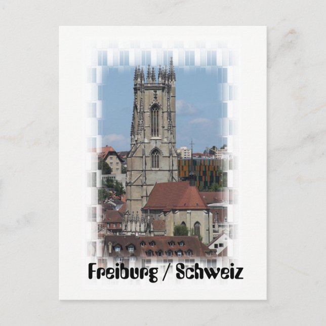 Freiburg / Fribourg Postkarte Vykort (Framsida)