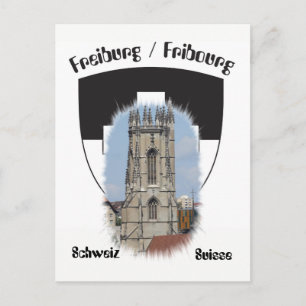 Freiburg / Fribourg Postkarte Vykort
