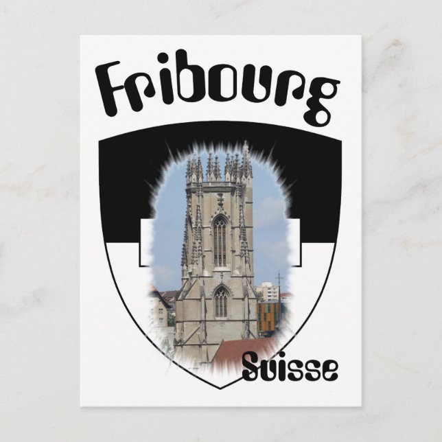 Freiburg / Fribourg Postkarte Vykort (Framsida)