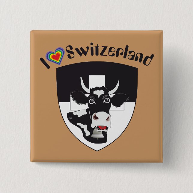Freiburg/Fribourg Schweiz Suisse Buttons Knapp (Framsida)