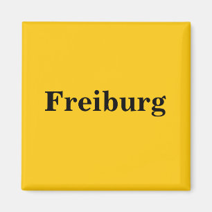 Freiburg Magnet Schild Guld Gleb