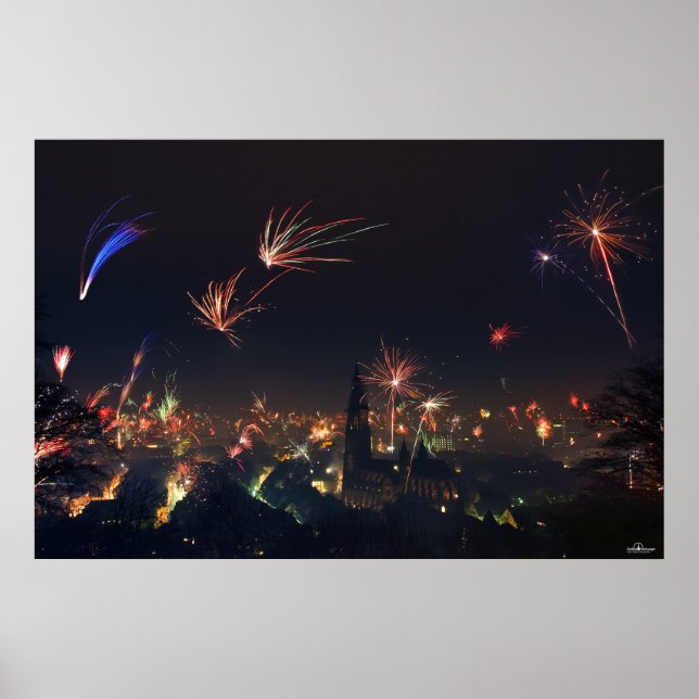Freiburg Silvester 2011/2012 Poster (Framsidan)