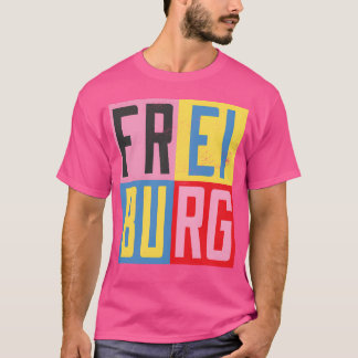 Freiburg stadsdesigngåva t shirt