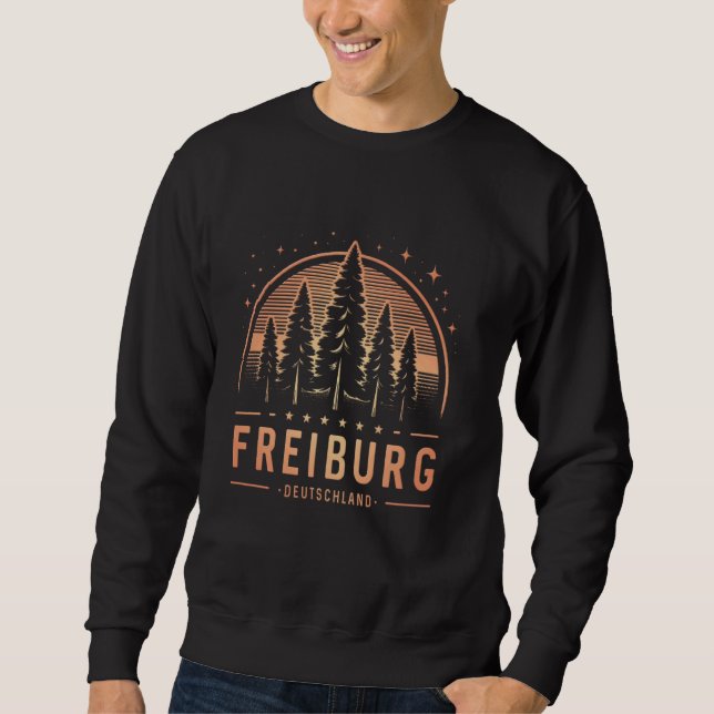 Freiburg Tyskland Freiburg Deutschland Trekking Lång Ärmad Tröja (Framsida)