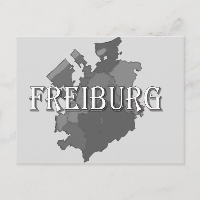 Freiburg Vykort (Framsida)