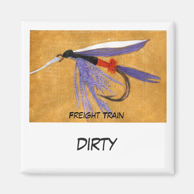 "Freight Tåg" Dish Washer Status Magnet (Framsidan)