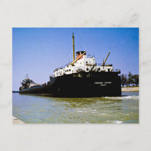 Freighter Canadian Century lämnar Soo Vykort