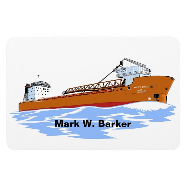 Freighter Mark W. Barker Magnet (Horisontell)