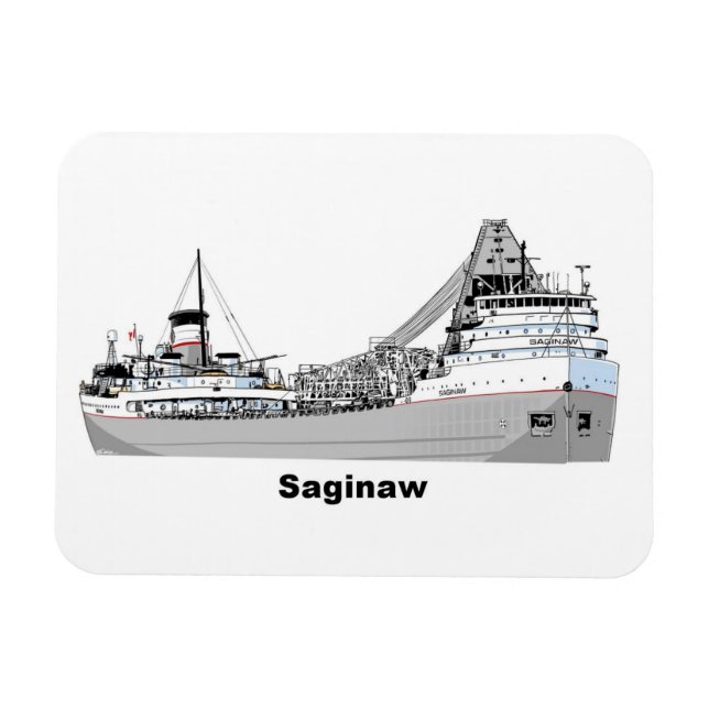 Freighter Saginaw Magnet (Horisontell)