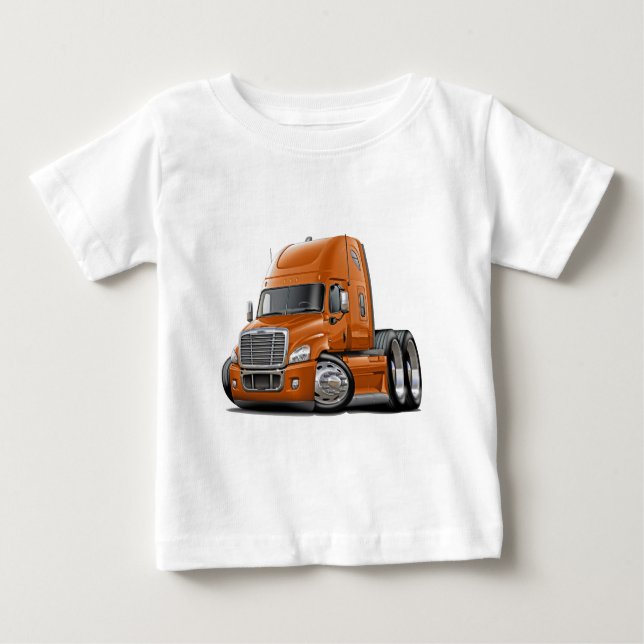 Freightliner Cascadia orange lastbil Tröja (Framsida)