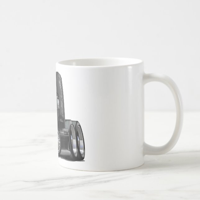 Freightliner Cascadia svartlastbil Kaffemugg (Höger)