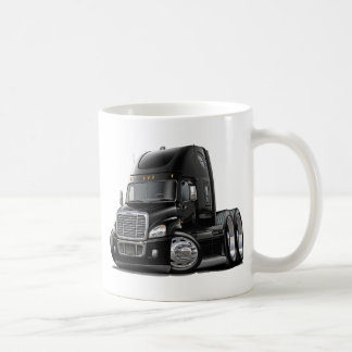 Freightliner Cascadia svartlastbil Kaffemugg