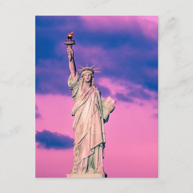 Freiheitsstatue Vykort (Framsida)