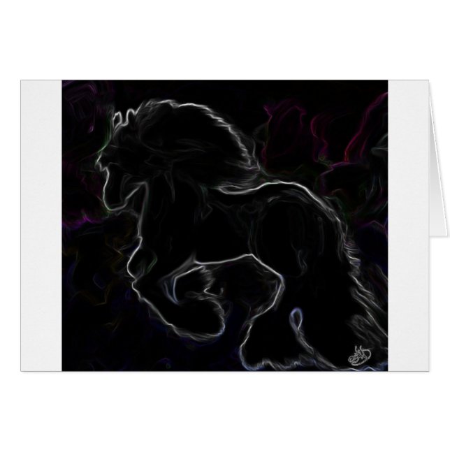 Freisian Glo Hälsningskort (Framsidan Horizontal)