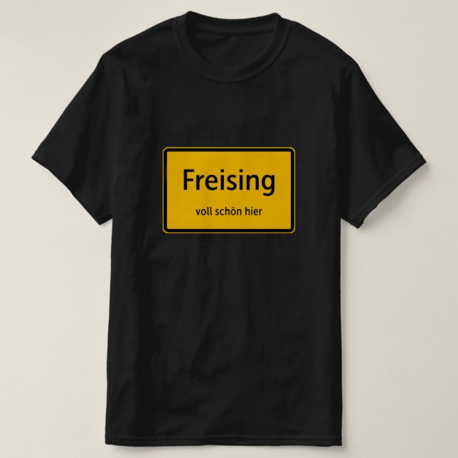 Freising Herren Männer T-Shirt Tshirt Shirt (Design framsida)