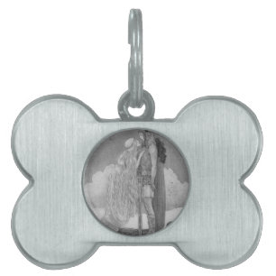 Freja och Svipdag av John Bauer ID-bricka Husdjur