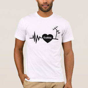 Frekvens fodrar kärlek som skinka radiosände t-shirt