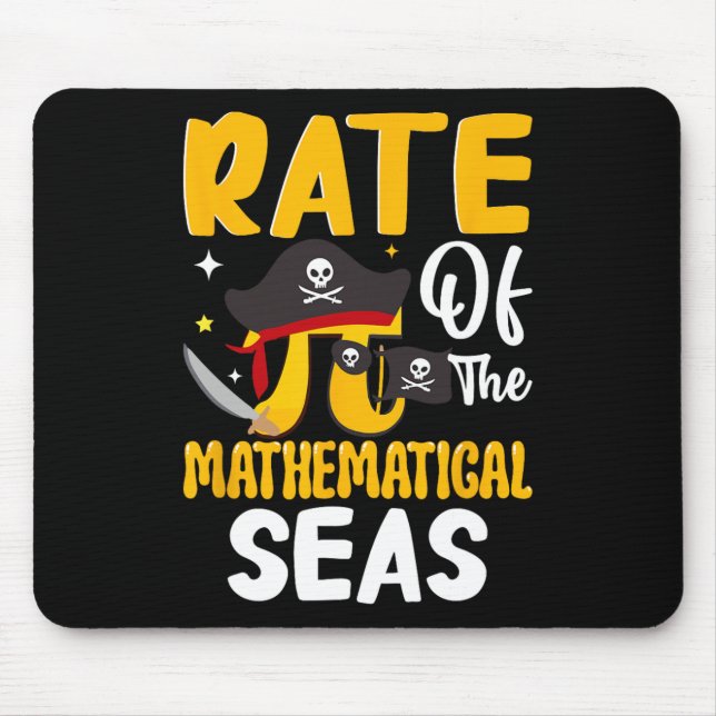 Frekvens för matematiska hav - pi-symbol matematik musmatta (Framsidan)