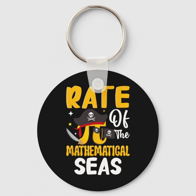 Frekvens för matematiska hav - pi-symbol matematik nyckelring (Framsida)