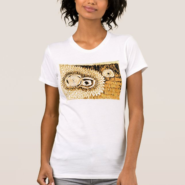 frekvenser av solrosorna t-shirt (Framsida)