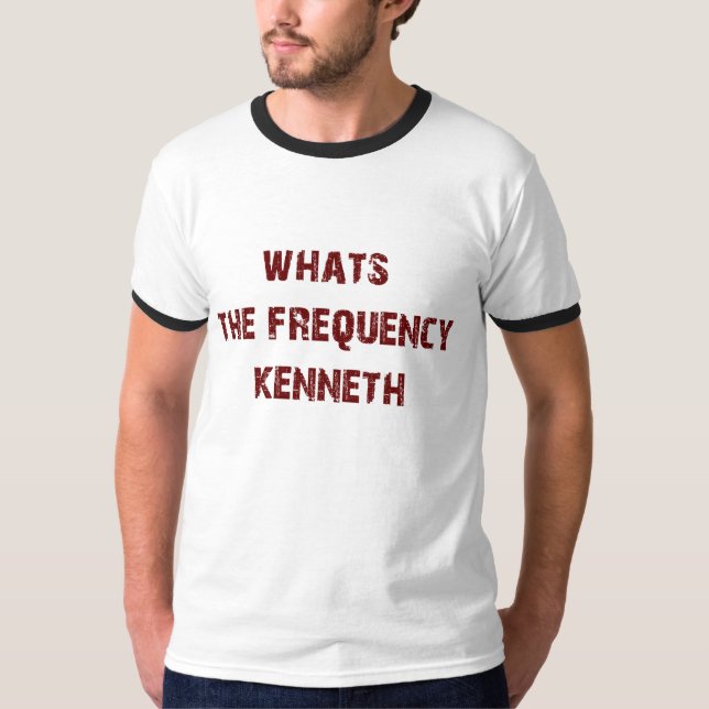 FREKVENSKENNETH t-skjorta Tee Shirt (Framsida)
