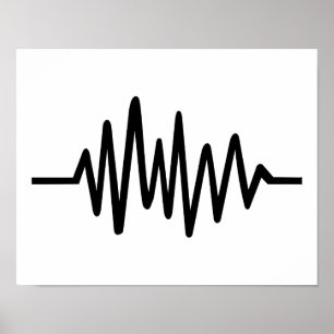 Frekvensmusik pulserar poster