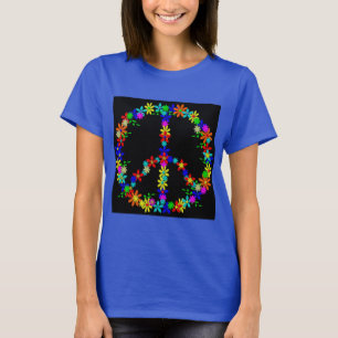 Frekvenssymbolens blomningseffekt t shirt
