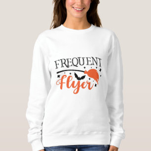 Frekvent Flyer Funny Halloween Slogan T Shirt