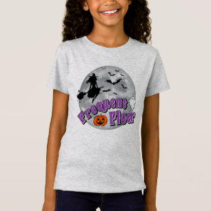 Frekvent Flyer Halloween Witch Riding Broomstick T Shirt