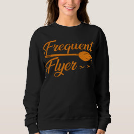 Frekvent Flyer Witch Halloween T-Shirt
