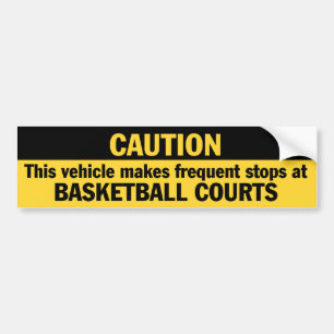 Frekventera stopp (basket) bildekal