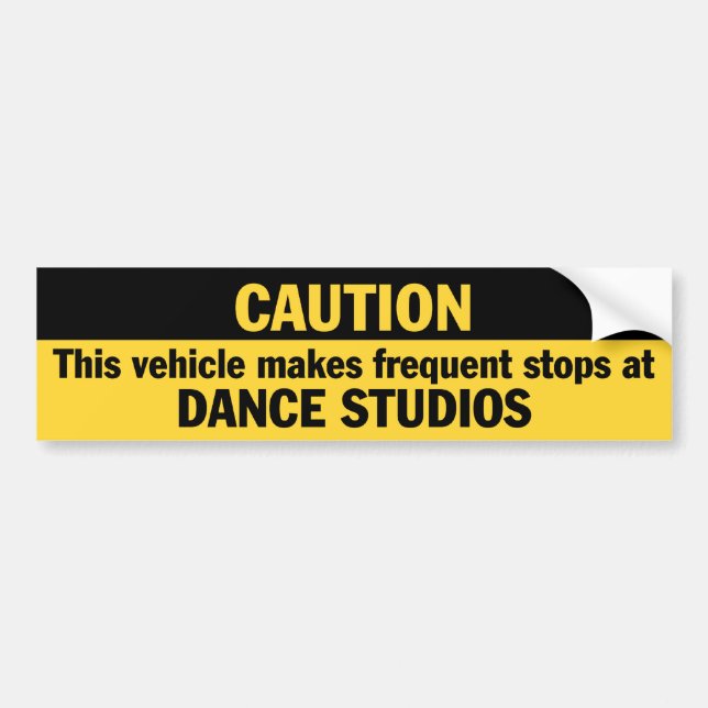 Frekventera stopp (dansen) bildekal (Framsidan)